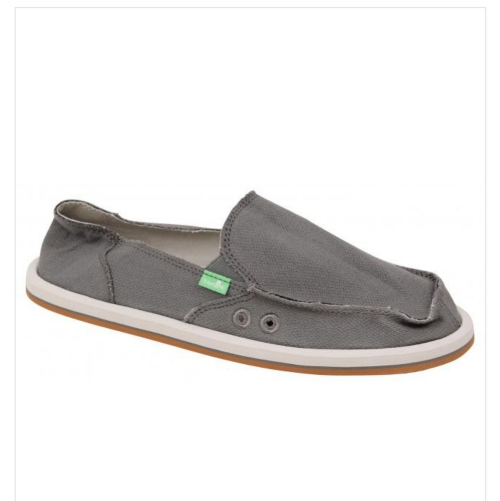 Sanuk Donna Hemp Sidewalk Surfer - Charcoal Grey